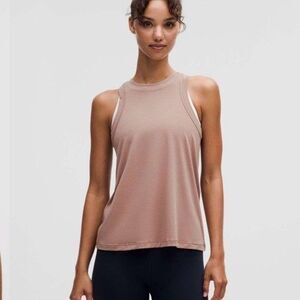 Lululemon Size 14 Jersey Training Tank Top Rose Pink NWOT